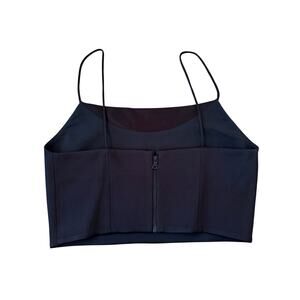 Alice & Olivia Classics Black Cami Zip Back - S/P